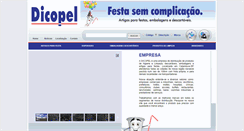Desktop Screenshot of dicopel.com.br